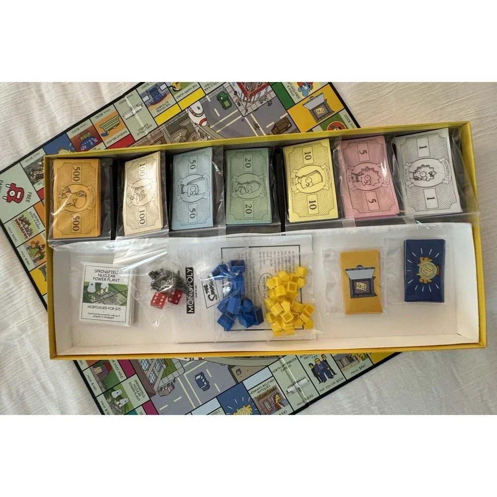 Hasbro Monopoly The Simpson's  2001 Edition Board Game